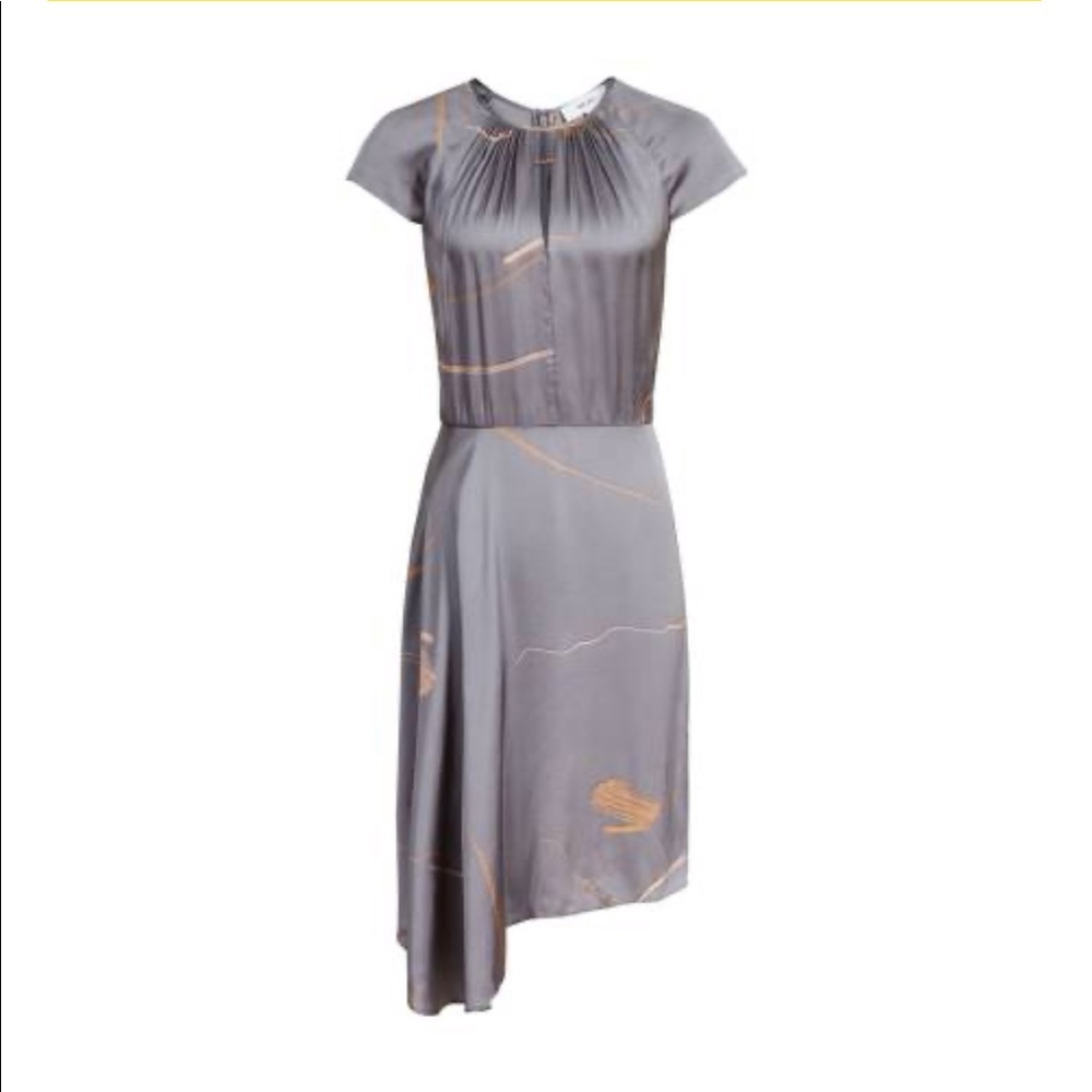 Reiss Grey Zoe Dress
